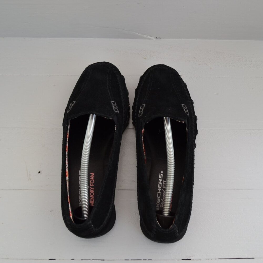 Skechers Black Slip On Sneakers Women's 8 Relaxed Fit Memory Foam Shoes 48930 - Picture 4 of 8